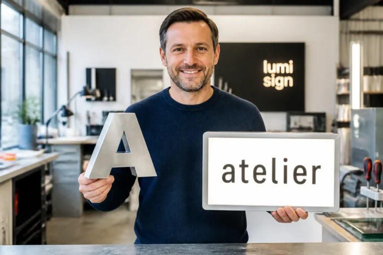 combien coûte une enseigne de magasin